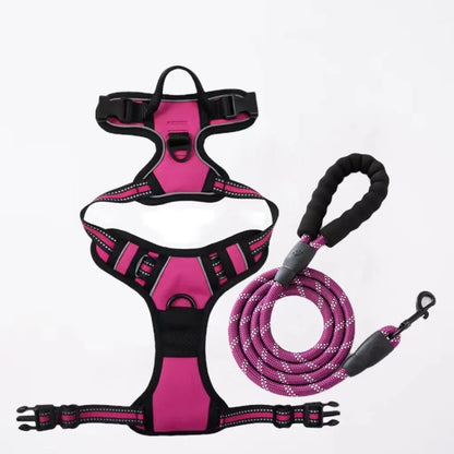 Dog Collars Harness Big Vests Leash Reflective Chest Strap Large Dog Chain Traction Rope Dog Pet Supplies Puppy Accessories