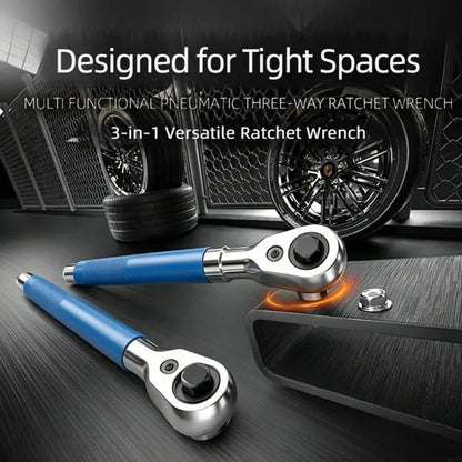 High Accuracy Ratchet Wrench With 72 Teeth And Ergonomic Handle For Professional Mechanics And DIY Automobile Maintenance M4YD