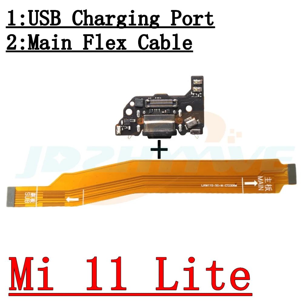 USB Fast Charging Charger Board For Xiaomi Mi 10T 11T 11 Pro Ultra 12 12T 13 Pro Ultra 13T 14 Pro Main Motherboard Flex Cable