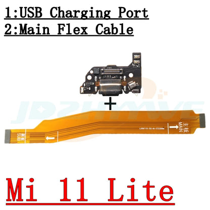 USB Fast Charging Charger Board For Xiaomi Mi 10T 11T 11 Pro Ultra 12 12T 13 Pro Ultra 13T 14 Pro Main Motherboard Flex Cable