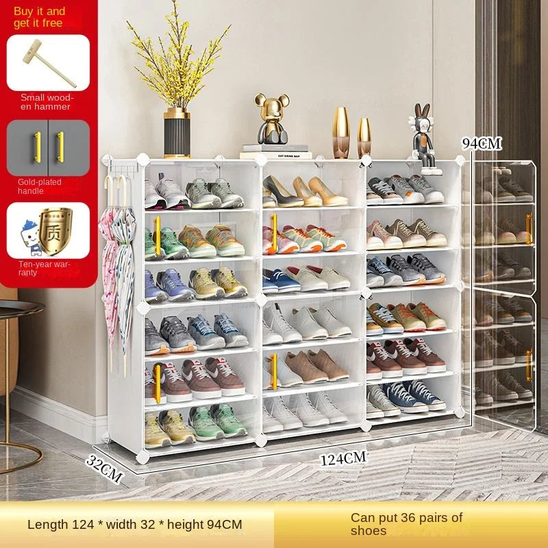 Modern Home Hallway Furniture Shoe Rack Cabinet For Living Room Storage Organizer Shelf Shoes Women's Sandals Cupboard Shoerack