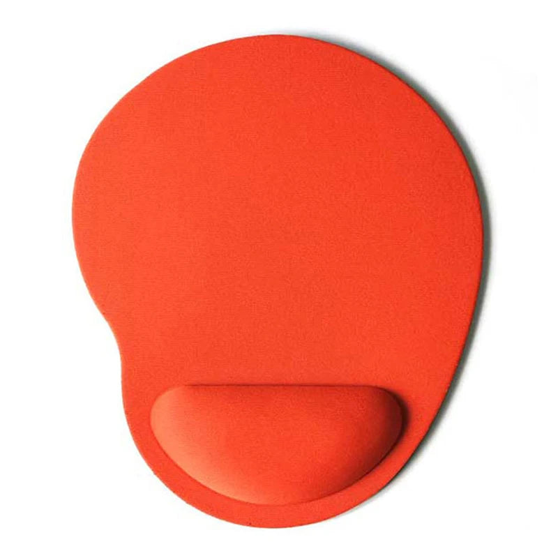 Mouse Pad With Wrist Support Comfortable Mousepad With Smooth Wrist Rest Surface Non-Slip PU Mouse Pad For Office Home Laptop PC
