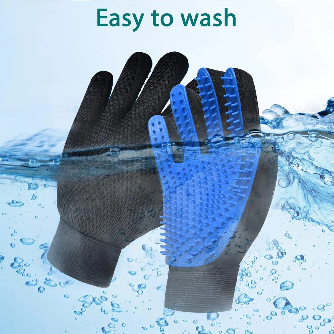 Pet Cat Grooming Remover Gloves Cats Hair Brush & Comb Gloves to Bathe Dogs Cleaning Hair Removal for Dog Animal Use Accessoies