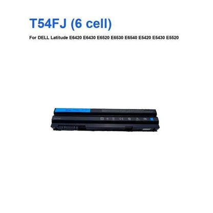T54FJ 6 Cell 5400Mah Laptop Battery For Dell Latitude E6420 E6430 E6520 E6530 E6540 E5420 E5430 E5520 E5530