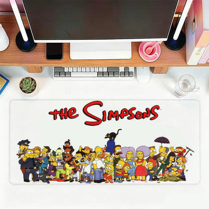 The S-simpsons Cartoon Mouse Pad For Office Gaming And Keyboards Non-Slip Large Waterproof