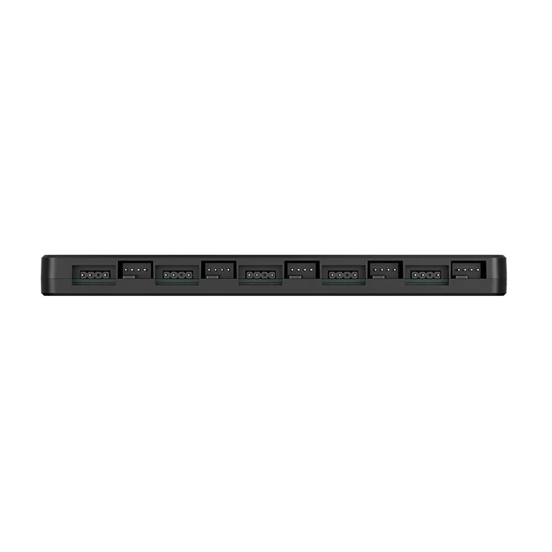 TEUCER  LP-10 ARGB/PWM HUB SATA Power Interface 5 Ports 5V 3pin ARGB and 5 Ports 4pin PWM HUB Fan 2 in 1 HUB Adapter