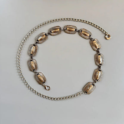 Western Cowgirl accessories Bohemian ethnic style high-end metal chain belts Female Dress Jeans Belts Lady Waistband Body Chain