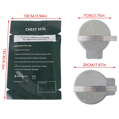 Outdoor Disposable Safety First Aid Supplies North American Rescue Hyfin Chest Seal Medical Chest Seal Vented