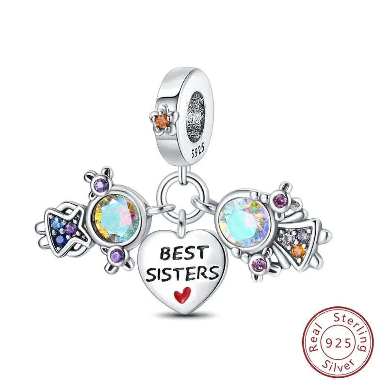 Original 925 Sterling Silver Charms Beads Winter Snowflake Snowman Igloo Penguin Pendant Fit Bracelet Women Jewelry Gift