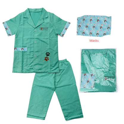 Children's Pet Doctor Role-Play Veterinary Clothing Family Dress Up Toys