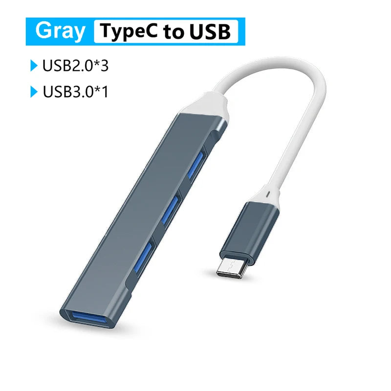 KEBIDUMEI 6 in 1 USB C Docking Station USB Hub Type C to HDMI USB 3.0 SD TF PD 87W USB Splitter OTG Adapter for MacBook Laptop