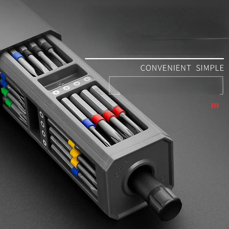 Screwdriver Kit 30 40 44 Precision Magnetic Bits Dismountable Screw Driver Set Tool for Mobile Phone Repair Hand Tools