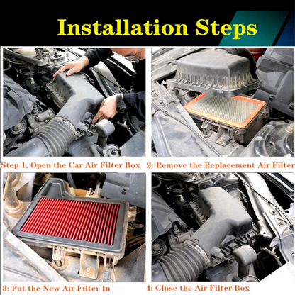 car Replacement Air Filter Fits for Audi A3 Q3 TT TTS RS Quattro Volkswagen Eos Golf Passat CC Air Intake Washable Reusable