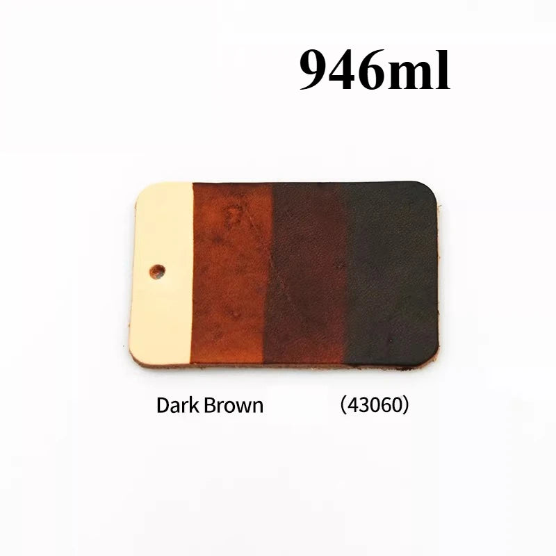 946ml Leather Alcohol Dye Handcrafted DIY Leather Clothing Handicrafts Fabric Coloring Dyeing Auxiliary Raw Surface Dyeing Agent