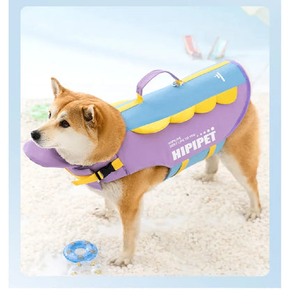 Dog Life Jacket Portable Summer Strong Buoyancy Dog Swimsuit Breathable Dog Coats and Jackets Quick Drying Pet Products