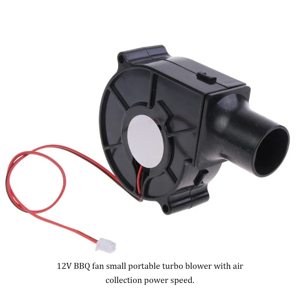 220V BBQ Fan Handheld Cooking Tool Adjustable Speed Air Blower for Barbecue Grill Camping US EU Plug Portable