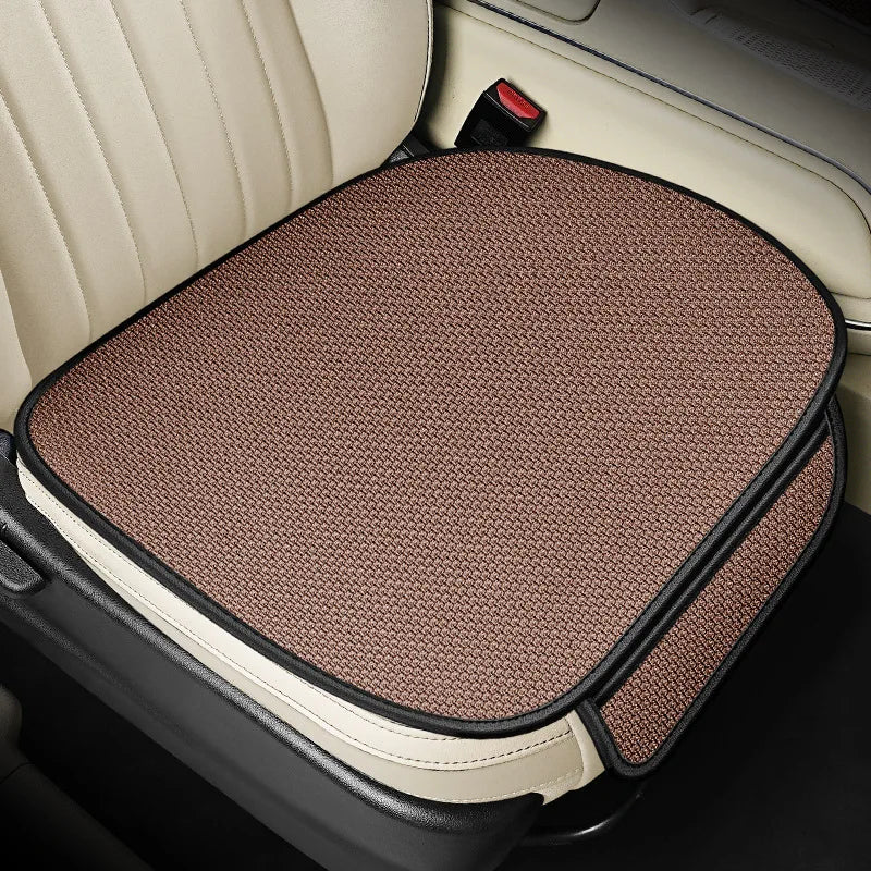 Car Seat Cushion Breathable Ice Silk Anti-Slip Car Seat Cover Set Four Seasons Universal Car Seat Cover Car Interior Accessories