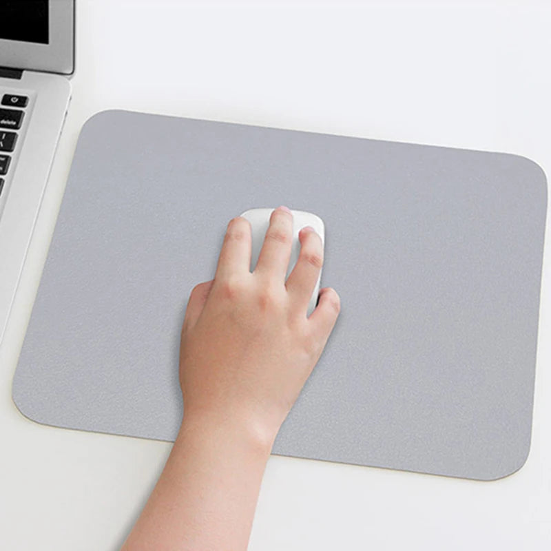 Small PU Mouse Pad NonSlip Professional Gaming Desktop Mouse Pad Waterproof Anti-Scratch Easy To Clean Mat For PC Laptop Desktop