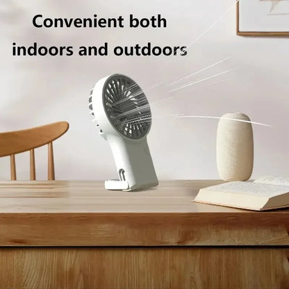 Portable Mini Fan USB Rechargeable Silent Fan Convenient To Carry Suitable for Home Office Travel Camping Handheld Pocket Fan