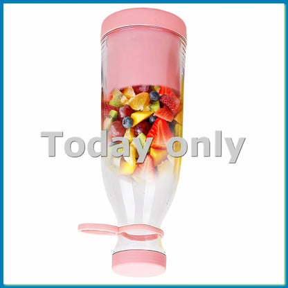Portable Blender, Portable Cordless Juicer Fruit Juicers for Smoothies Bottle, 420ml Smoothie Blenders-A09G