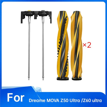 Promotion!For Dreame MOVA Z50 Ultra/Z60 Ultra Replacement Parts- Main Brush Bracket And Main Brush Vacuum Cleaner Accessories