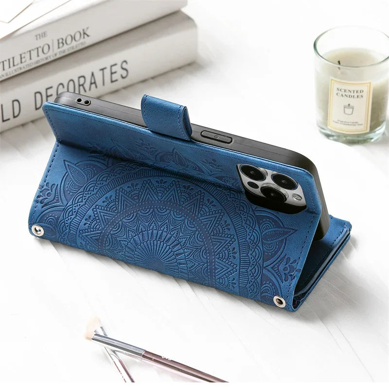 Xiomi 14T Case for Xiaomi 15 14T Pro 14 13 12 12X 12S Lite Mi 11 Lite 5G NE 10 Pro Fundas Zipper Magnetic Leather Wallet Cover