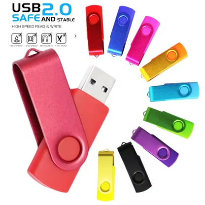 Engrave Gift USB Flash Pen Drive 2.0 4gb 8gb Memory Stick 128mb 16gb 32gb Pendrive for Business Mini Cle U Disk 64GB Memoria Usb