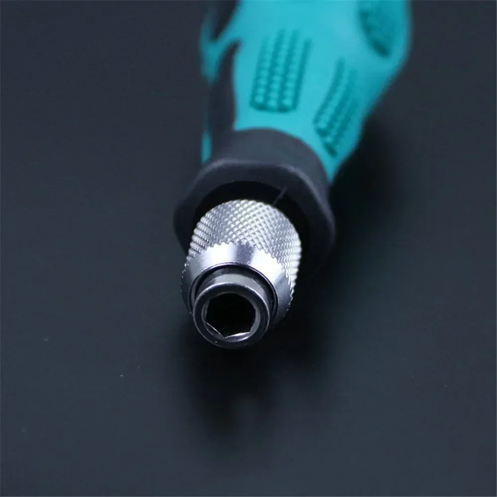 Screwdriver Handle with Rapid Shedding Non-slip Firm for Electrician Screwdriver Bit Replacement Handle Suitable Comfortable