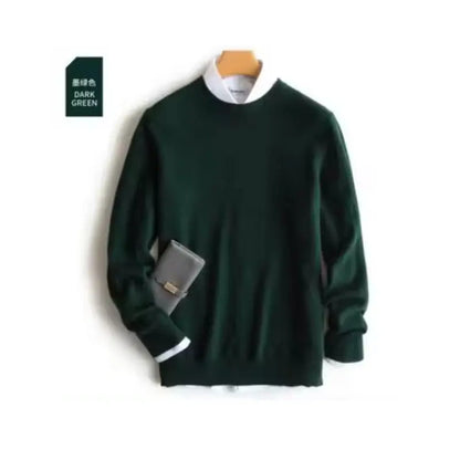 Cashmere Cotton blend sweater men pull homme 2025 autumn winter sweter clothes sueter hombre man pullover sweaters