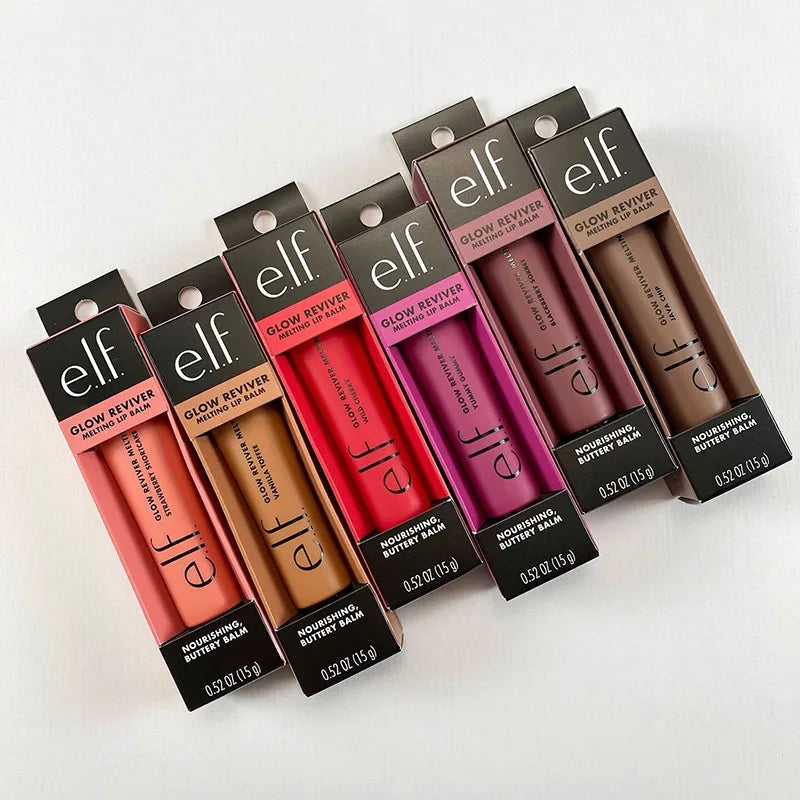 Elf Colorful Lip Gloss Multicolor Portable Lightweight Smooth Glossy Lip Oil Moisturizing Repair Makeup Christmas Gift for Women