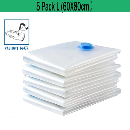 Vacuum Storage Bags Vacuum Seal Bag Space Saving Bags for Comforters Clothes Pillow Bedding Blanket Storage