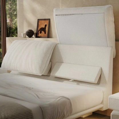 Home lit 150x200 180x200 200x220cm Fabric Suspension Bed 2 people Modern Minimalist double bedroom beds and bed frames furniture