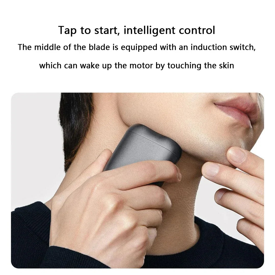 Xiaomi Mijia Electric Shaver S200 No Box Portable IPX7 Wet Dry Shaving Rechargeable Magnetic Suction Blade Head Razors
