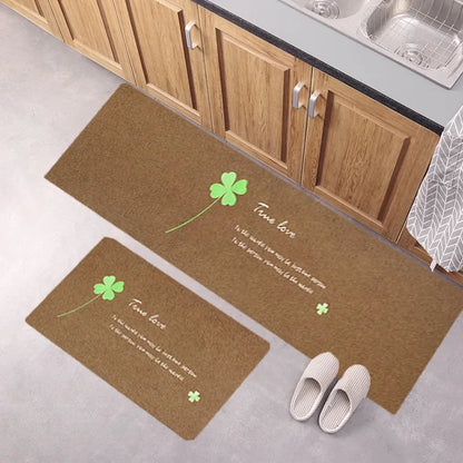 Door Floor Mat Japanese-style Door Mat Rectangle Non-Slip Foot Pad Home Welcome Carpet for Hallway Bath Kitchen Doormat