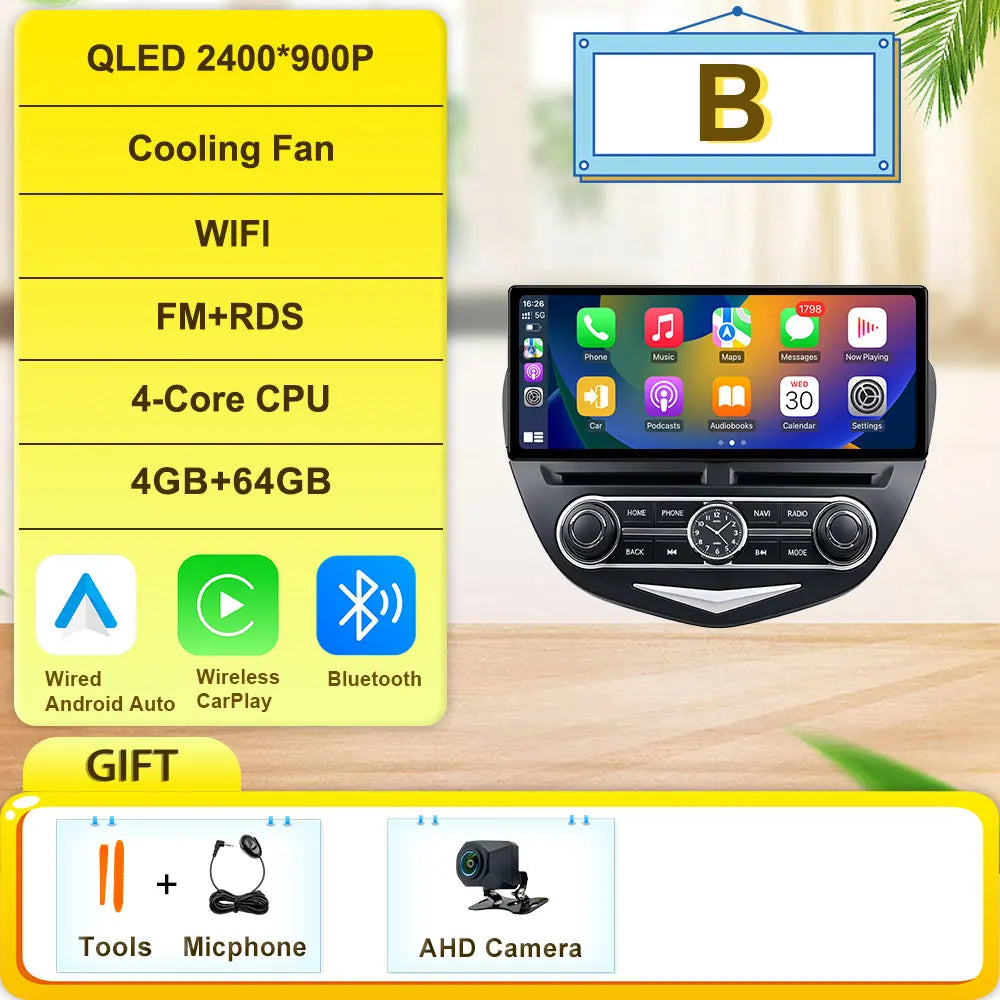 GPS Navigation Android 16 Car Radio For Chevrolet Trax 2012-2014 Head Unit Screen Multimedia Video Player Auto Stereo Carplay