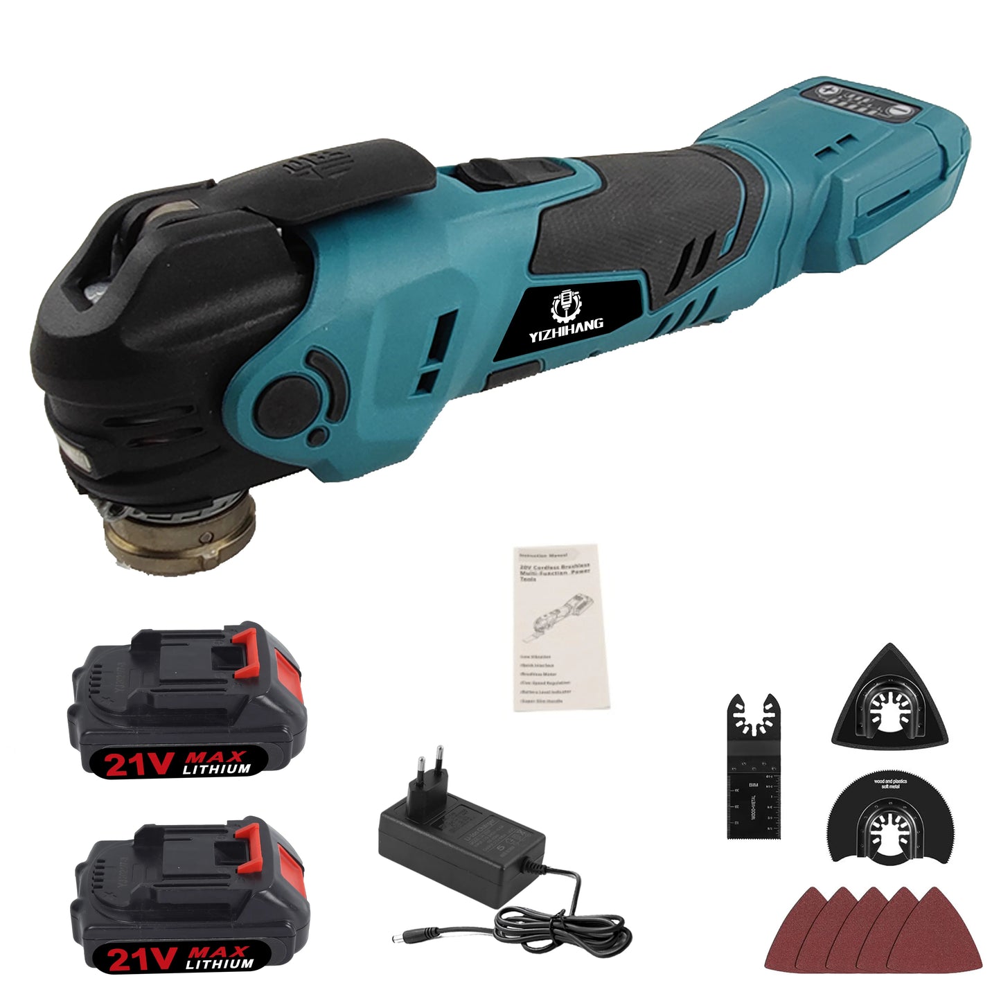AMP01 Multifunctional Power Tools Wood Cutting Rechargeable Cordless Oscillating Tools 21V Cordless Multi Function Tools