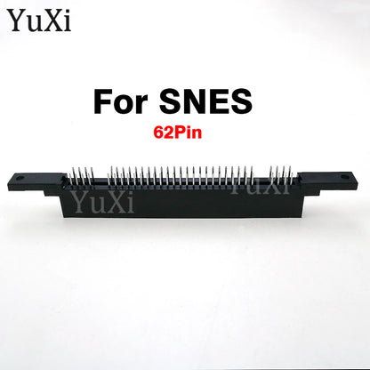 1Pc Game Card Slot For SFC SNES FC Console Connector 64Pin 60Pin 62Pin 50Pin Game Cartridge Slot 2.5mm Interval For N64