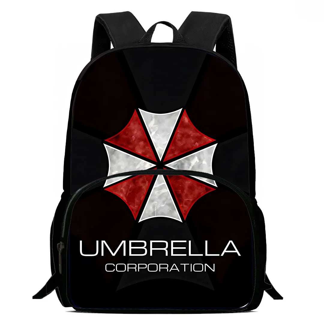 Backpacks Movie Residents Evil Boys and Girls Student Birthday Gift Child School Bags Large Capacity Camping Durable Rucksack