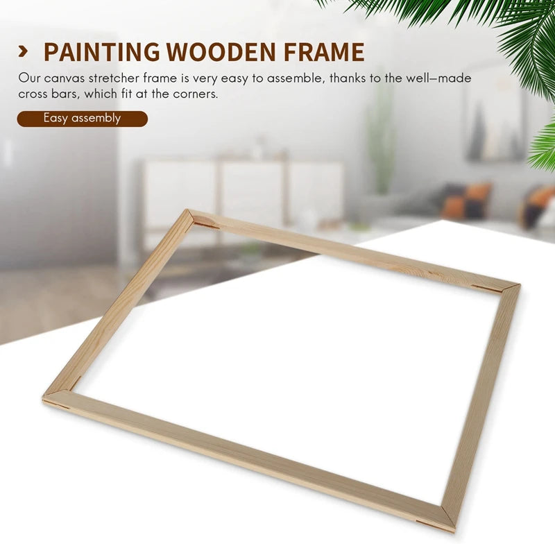 40X50 Cm Wooden Frame DIY Picture Frames Art Suitable For Home Decor Painting Digital Diamond Drawing Paintings