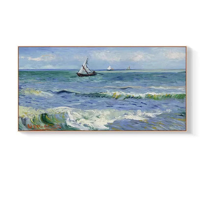 Impressionist Monet Van Gogh Famous Paintings Bedroom Wall Decor Mural Hotel Landscape Canvas Posters and Prints Room Picture