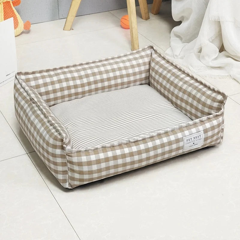 Bed For Dog Cats Puppy House Kennel For Indoor Dogs Small Medium Cat Pet Sofa Sleeping Bed Furniture Pet Supplies Accessories