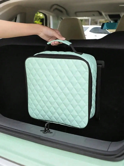 Large Car Trunk Organizer, Waterproof & Wear-resistant, For EV Chargers, Cables, Tools & Camping Gear, Car Interior Accessory