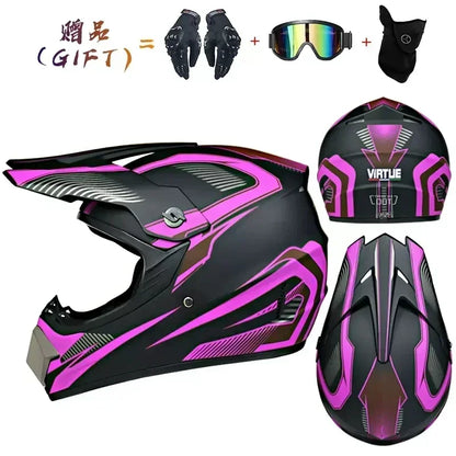 Motorcycle Helmet Full Face Racing Off Road Cross Motorcross Capacete Motocross Cascos Para Motos Mountain Downhill Bicycle DOT