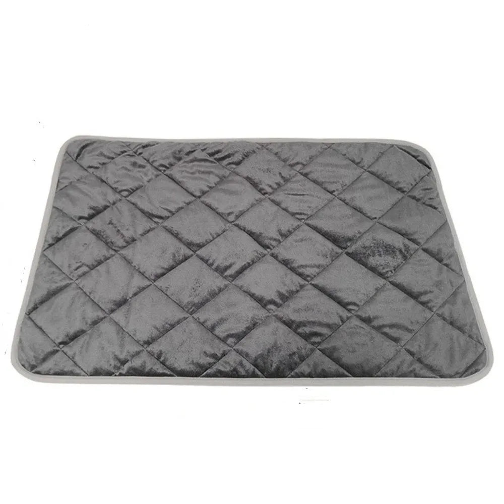 Pet Bed Mat Anti-Slip Self-Heating Dog Pad Thermal Folding Pet Sleeping Blankets Cozy Soft Dog Crate Pad for Cats and Dogs
