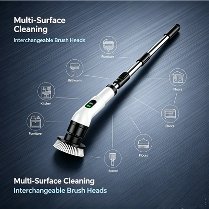 Household Cordless Spin Scrubber Kitchen Gadgets Hair Brushes Bathroom Broom Toilet Mops Electric Multipurpose Cleaning Brush