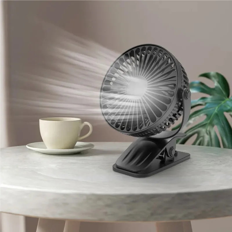 Portable Mini Hand Clip Fan USB Charging Quiet Desktop Electric Fan High Quality Student Dormitory Small Cooling Ventilador Fans