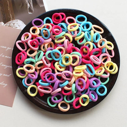 2pc Pet Supplies 100pcs/set Elastic Pet Hair Band Dog Grooming Accessories Bow with Hair Bands for Dogs Headwear Puppy Cat Bow