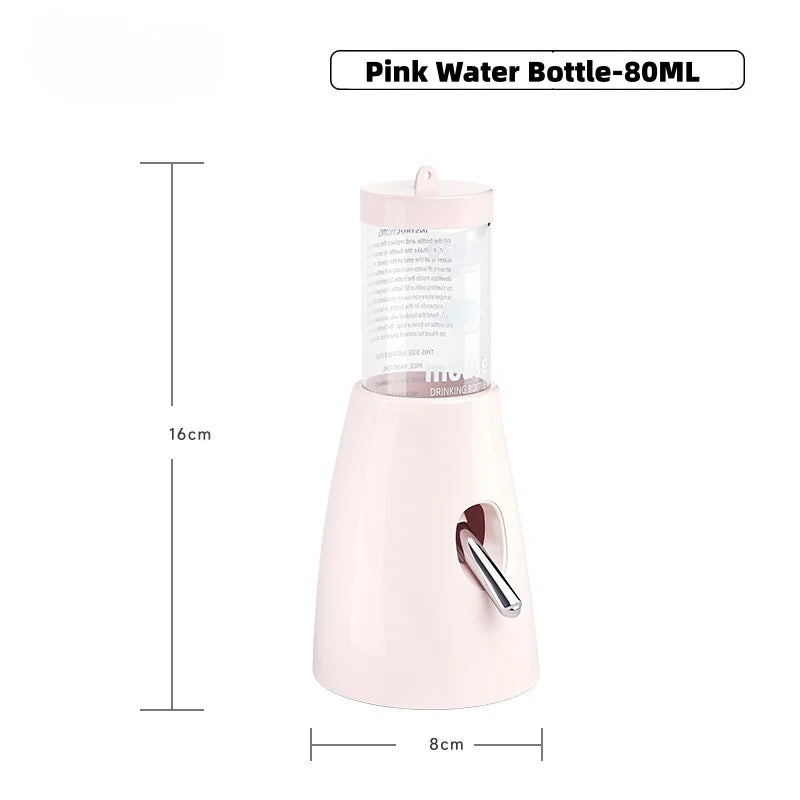80-425ml Hamster Water Bottle with Stand Leak-Proof Dechatable Automatic Dispenser Small Pet Supplies for Guinea Pigs Rabbit Use