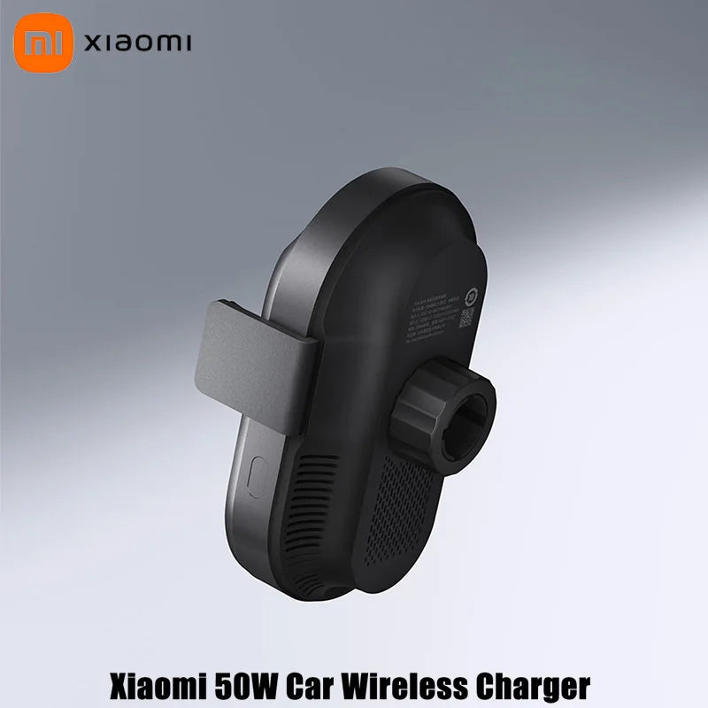 XIAOMI 50W Wireless Car Charger Set | Gravity-activated Mount + Power Cut Protection | Compatible with Multiple Devices
