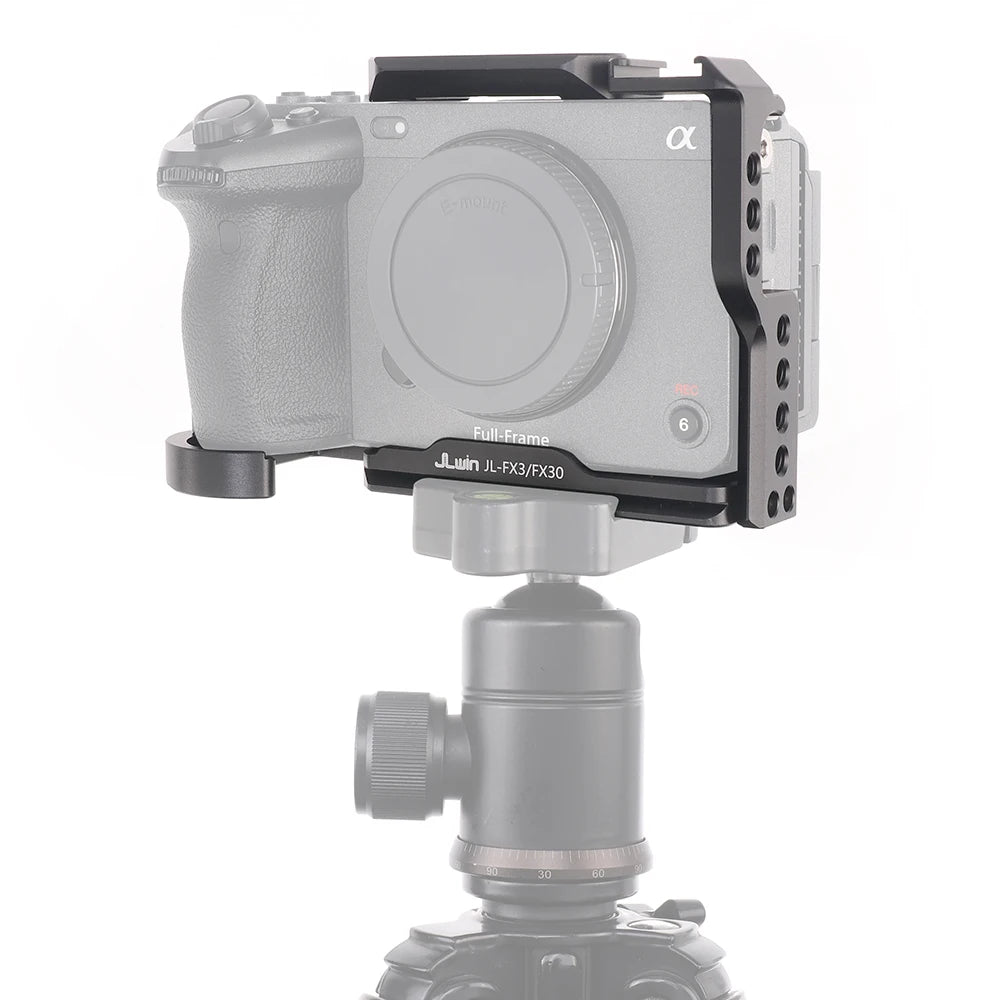 Camera Cage for Sony FX30/FX3 Rabbit Case For Sony Micro-Single Cameras Protective Frame with Arri Hole Arkah Dovetail groove